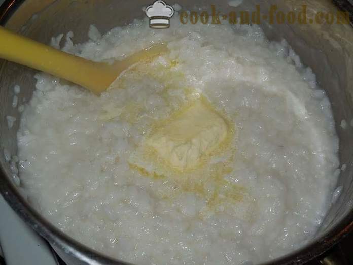 Како да кува пиринач кашу на води на украс - рецепт с фото