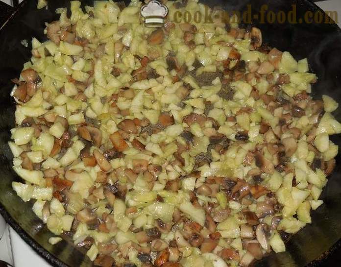 Тиквице печена у рерни са млевеним месом: пиринач са печуркама и сиром - како да кувају пуњене тиквице у рерни, са корак по корак рецептури фотографије