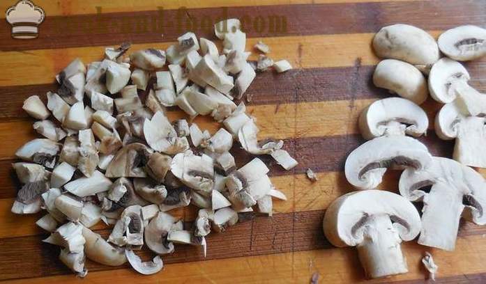 Тиквице печена у рерни са млевеним месом: пиринач са печуркама и сиром - како да кувају пуњене тиквице у рерни, са корак по корак рецептури фотографије
