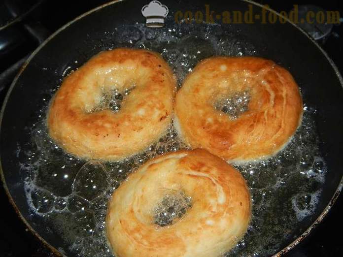 Хомемаде крофне ваздух топљени сир - како да кува крофне ваздух, корак по корак рецептури фотографије