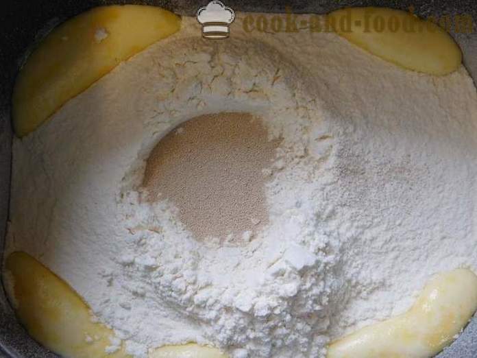 Италијански Панеттоне - једноставна и укусна Ускрс колач у реду за хлеб произвођача - корак по корак рецептури фотографије