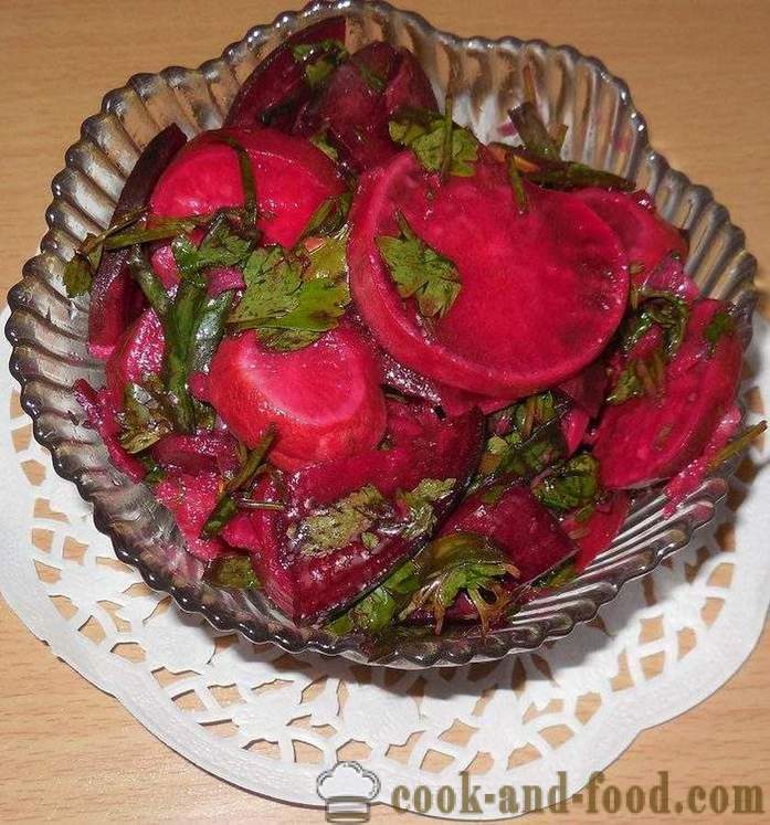 Кисели ротквице са репа и зеленим луком - укусна салата од ротквице - рецепт с фото