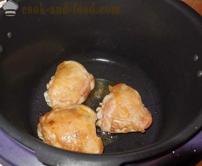 Пилећи бутине у мултиварка у слатко киселом сосу - рецепт с фото кухати сос са пилетином у мултиварка
