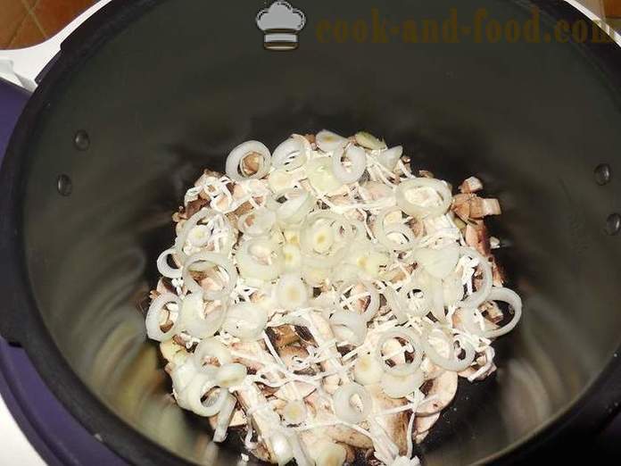 Поврћа тепсија са печуркама и кромпира у мултиварка - како да кувају поврћа касеролу - рецепт с фото - корак по корак