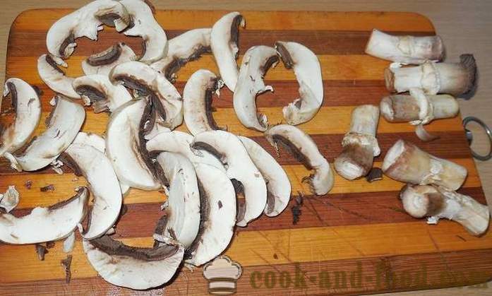 Делициоус топли сендвичи са печуркама печуркама - рецепт за топли сендвичи у рерни - са фотографијама
