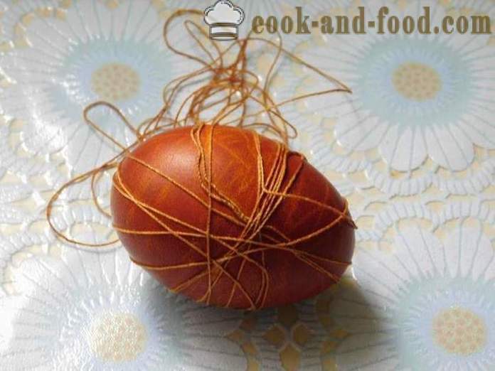 Како обојити јаја у лук коже са обрасцем или равномерно - рецепт с фото - корак кроз правилну боју јаја лука коже