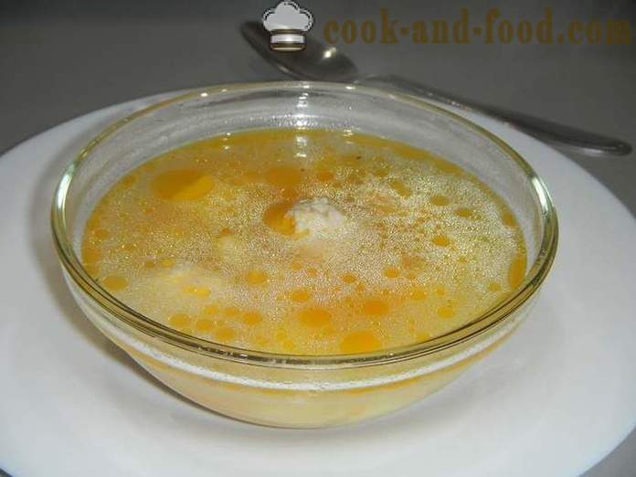 Укусна супа са резанцима ћуфте и - корак по корак рецепту са фотографијама како да кува супу са ћуфте