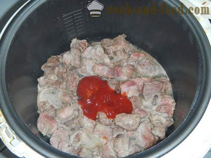 Издинстан кромпир са месом у мултиварка, у шерпи на ватри - корак по корак рецепт за то како да кува паприкаш кромпир са месом мултиварка - са фотографијама