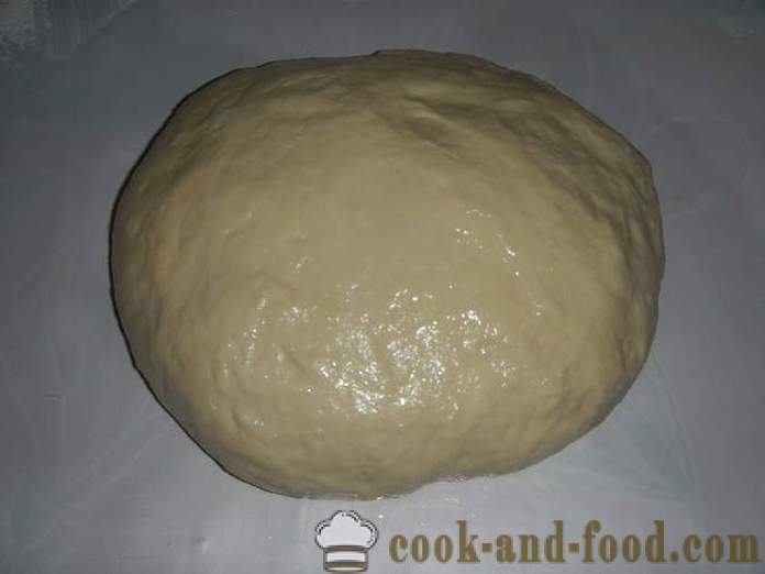 Квасца торте са купусом пржена у тигању - како да кува тесто као перо и укусан леан надев, корак по корак рецептури фотографије