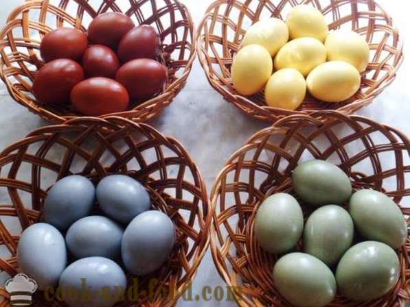Природне боје за јаја за Ускрс - Како направити природну боју код куће
