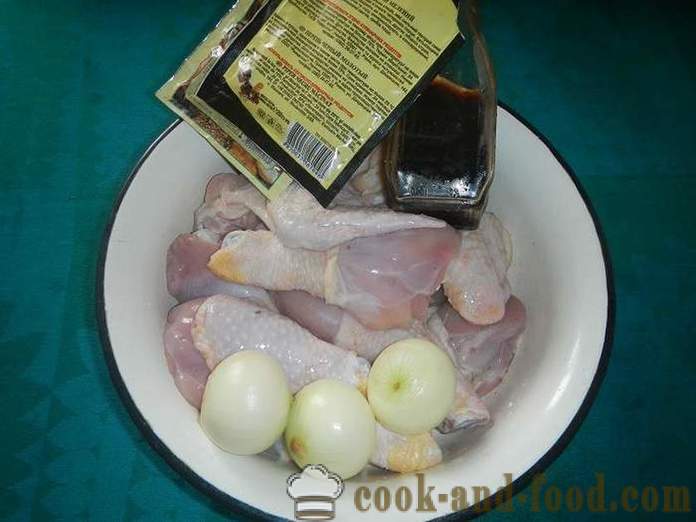 Печена пилетина на роштиљу - како укусна печена пилетина на жару, рецепт са сликом.