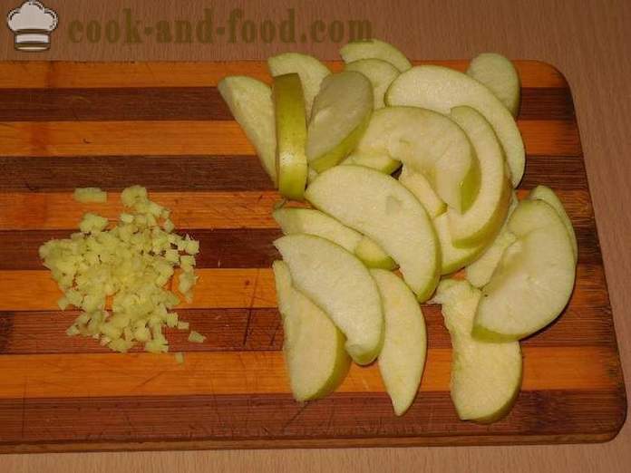 Бујна пита од јабука у мултиварка са циметом и ђумбиром - како би направили питу од јабука у мултиварка, корак по корак рецепт са фотографијама.