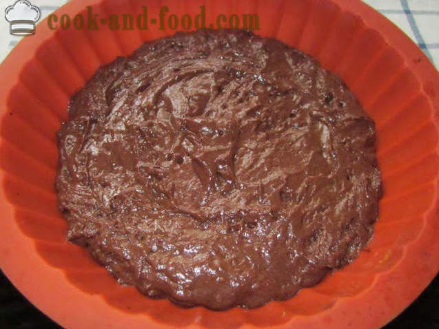 Чоколада бисквит са кефир, једноставан рецепт - како да направи торту са кефир без јаја (реципе фотографије)