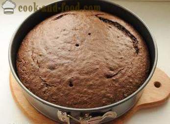 Чоколада бисквит са кефир, једноставан рецепт - како да направи торту са кефир без јаја (реципе фотографије)