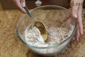 Хлеб без квасца и фермент јогурта, печена у рерни - пшеница - раж, домаћи једноставни рецепт са сликом