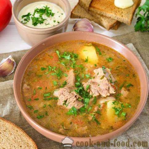 Рецепт за супу Кхарцхо код куће