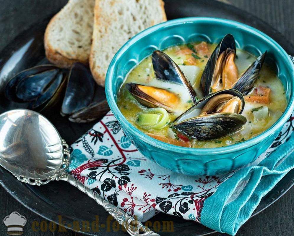 Три укусна супа рецепт морски плодови
