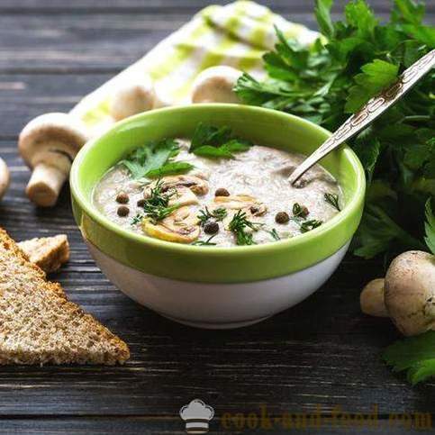 Мирисна супа са печуркама: 2 оригинални рецепт