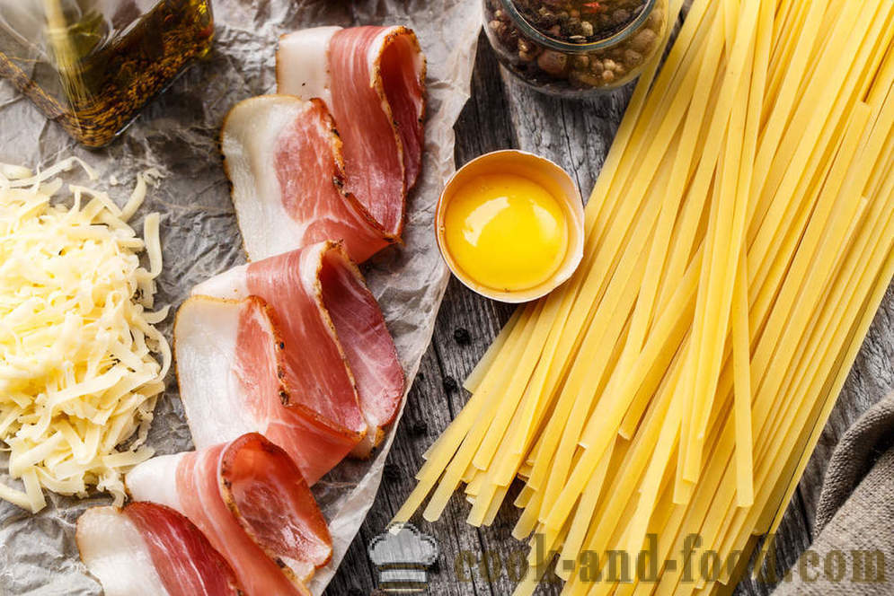 Италијанска кухиња: паста карбонара три рецепте са кремом