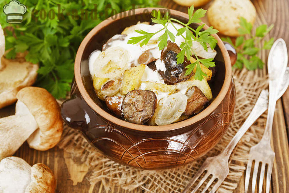 Кромпир Рецепт са печуркама, динстано у лонцу