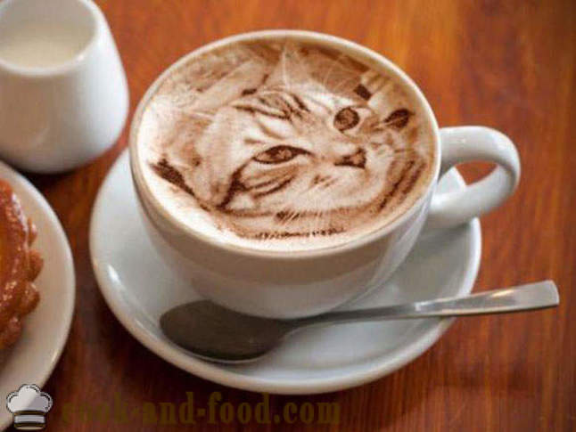 Цртежи на кафу: паинтинг латте арт